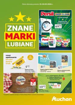 Auchan Polsko leták, Znane Marki Lubiane Hipermarket, od 21.03 do 30.03.2024