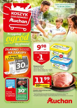 Auchan Polsko leták, Przygotuj ogród na wiosnę! Hipermarket, od 04.04 do 10.04.2024