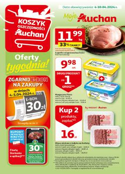 Auchan Polsko leták, Oferty tygodnia! Moje Auchan, od 04.04 do 10.04.2024