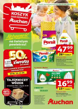 Auchan Polsko leták, Aktywność na świeżym powietrzu! Hipermarket, od 11.04 do 17.04.2024