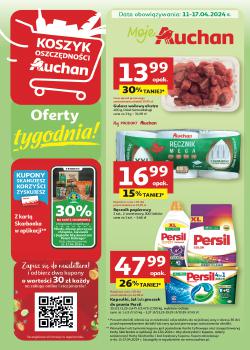 Auchan Polsko leták, Oferty tygodnia! Moje Auchan, od 11.04 do 17.04.2024