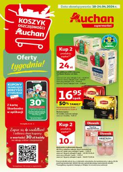 Auchan Polsko leták, Oferty tygodnia! Supermarket, od 18.04 do 24.04.2024