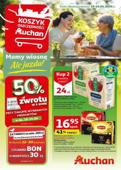 Auchan Polsko leták, Mamy wiosnę Ale jazda! Hipermarket, od 18.04 do 24.04.2024