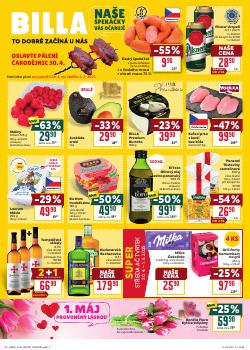 Billa leták, Velký leták, od 28.04 do 04.05.2025