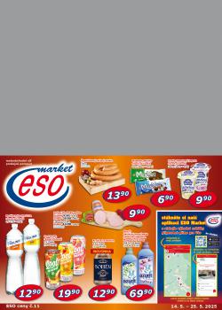 ESO MARKET leták, , od 14.05 do 25.05.2025