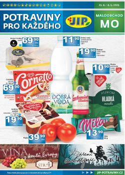JIP potraviny leták, LETÁK MALOOBCHODNÍCH PRODEJEN, od 23.04 do 04.05.2025