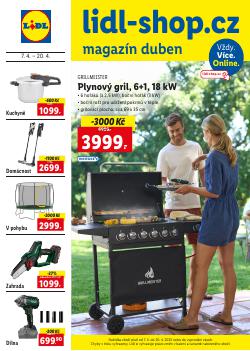 Lidl leták, lidl-shop.cz magazín duben, od 07.04 do 20.04.2025