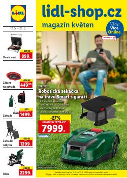 Lidl leták, lidl-shop.cz magazín květen, od 12.05 do 25.05.2025
