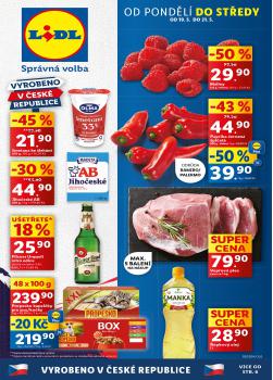 Lidl leták, OD PONDĚLÍ, od 19.05 do 21.05.2025