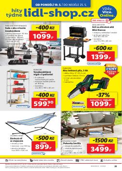 Lidl leták, Hity týdne se slevou až 1 500 Kč, od 19.05 do 25.05.2025