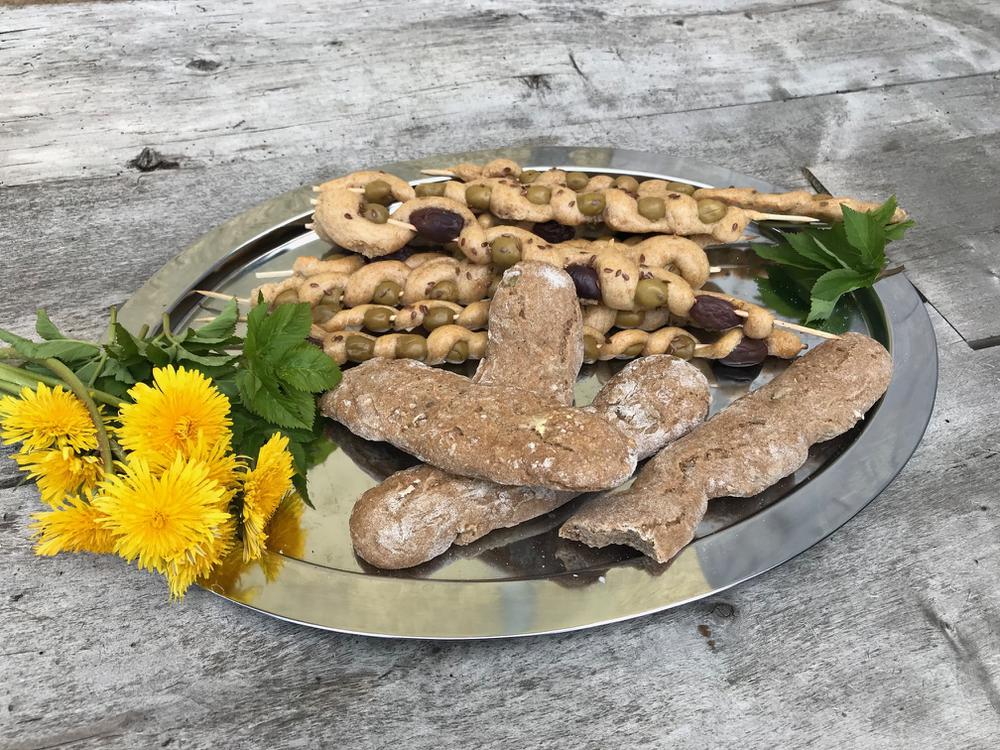 Kvásková ciabatta s olivami