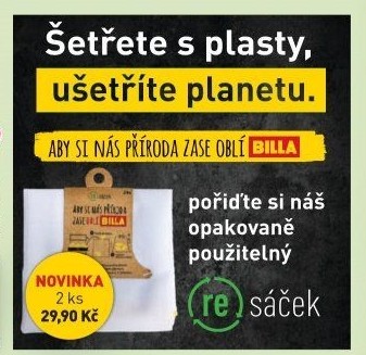 Aby si nás příroda zase oblíBILLA…