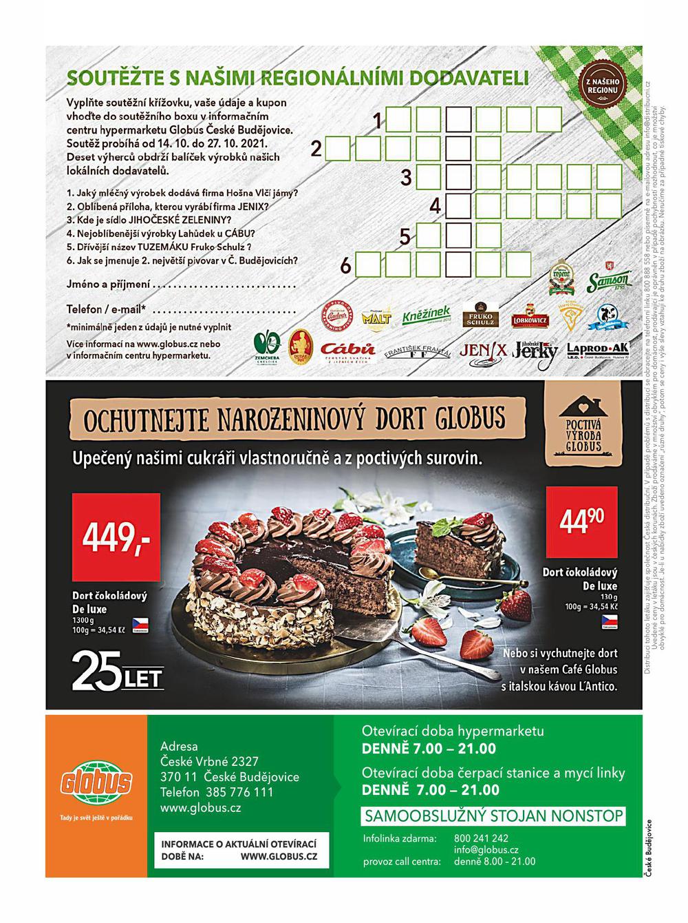 GLOBUS SLAVÍ 25 LET!